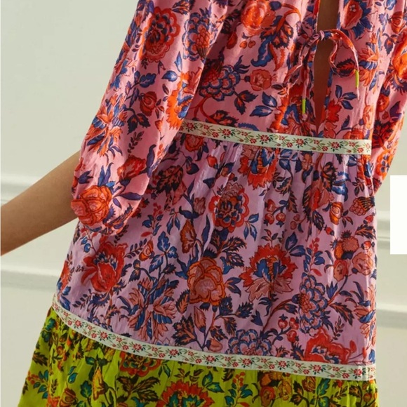 Anthropologie size M Mabel mini dress - Picture 3 of 11